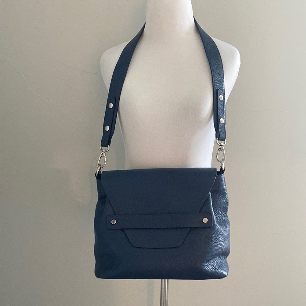 Brooks Brothers Navy Shoulder Bag